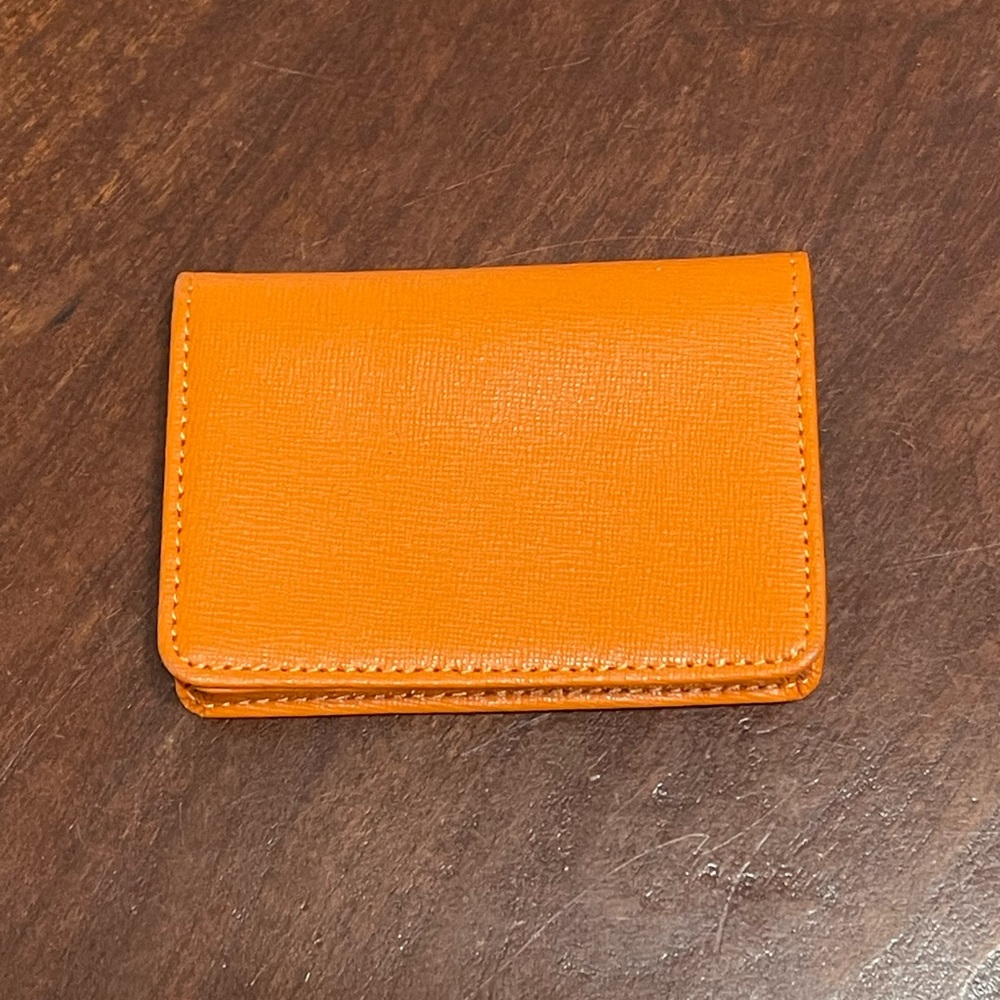 Leather Card Holder Jack Georges Chelsea collection